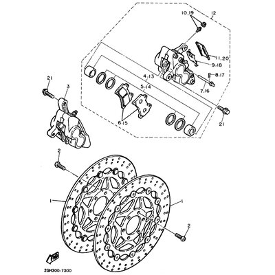 BREMSSATTEL KOMPL.