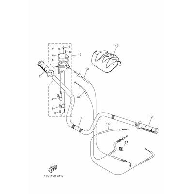 THROTTLE LEVER ASSY