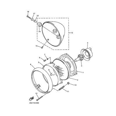 RINGKRANZ, SCHEINWERFER