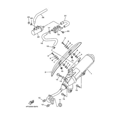 Yamaha Teil 4P7E48030000