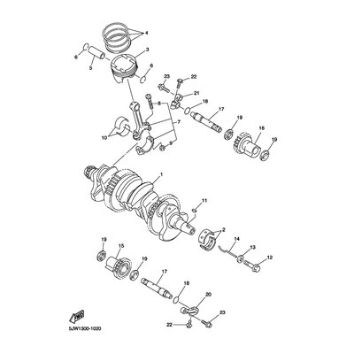 Yamaha Teil 5JW138311000