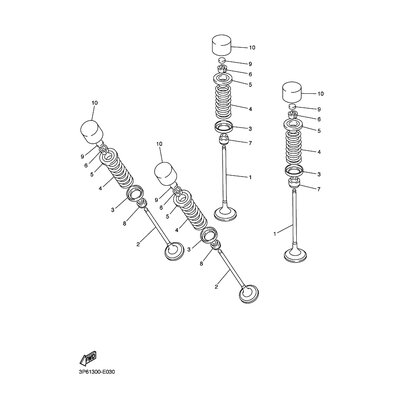 Yamaha Teil 3P6121290000