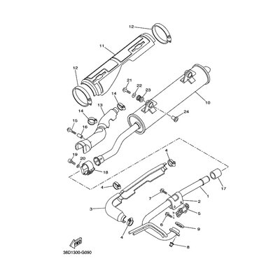 Yamaha Teil 9580P0603500