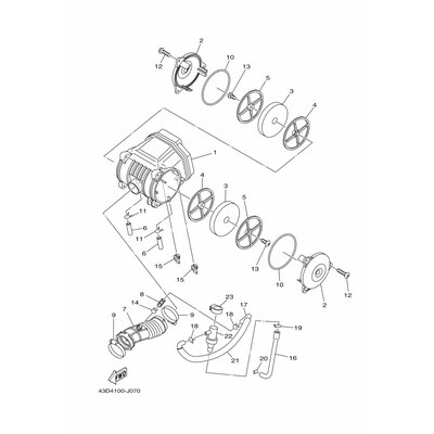 Yamaha Teil 43DE449E0000