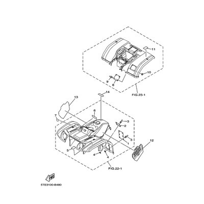 Yamaha Teil 5NDF48972000