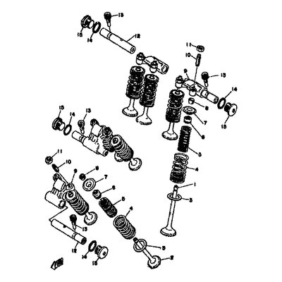 RETAINER, VALVE SPRING.