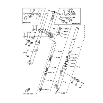 Yamaha Teil 5B62334G0000