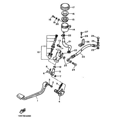 HALTER, BREMSSCHLAUCH 1