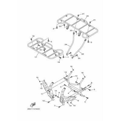 FRAME, CARRIER 1