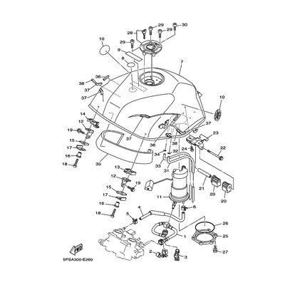 Yamaha Teil 5PSYK24110P1