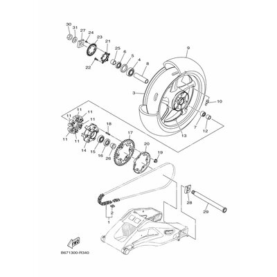 RING, WHEEL RR. 1