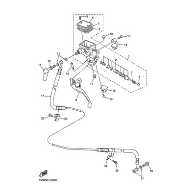 HALTER, BREMSSCHLAUCH 1