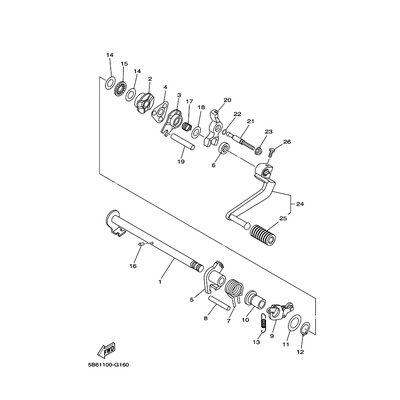 Yamaha Teil 5TPE86990000