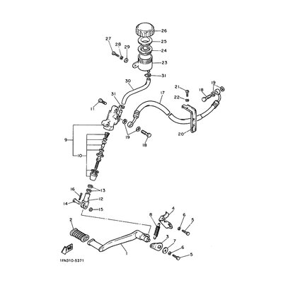 HALTER, BREMSSCHLAUCH 1