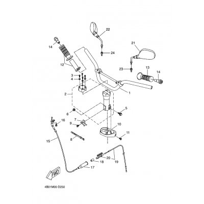 COVER HANDLE STEM