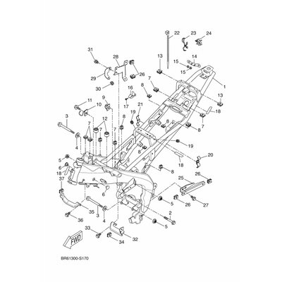 HOLDER BRAKE HOSE 5