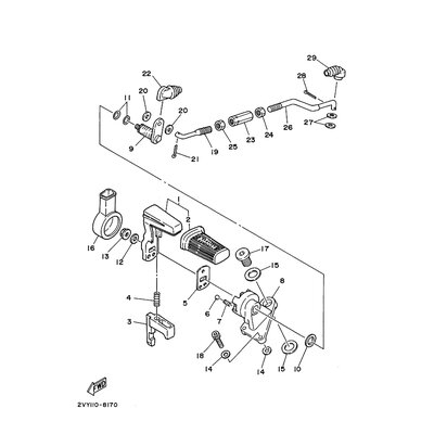 COVER, SHIFT SPRING