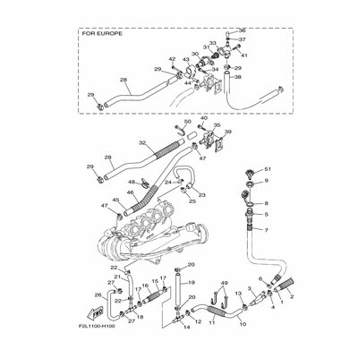 Yamaha Teil 6D31244H1000