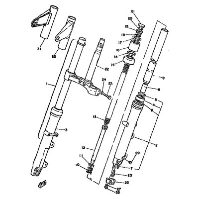 FRONT FORK ASSY