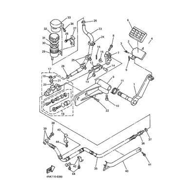 HALTER, BREMSSCHLAUCH 2