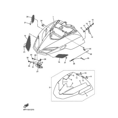 Yamaha Teil 8FF771660000