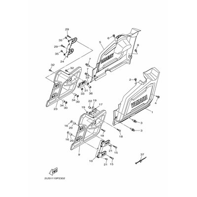 Yamaha Teil 1XDK71710100