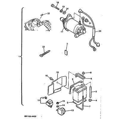 STARTING MOTOR SET