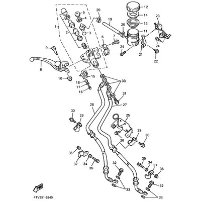 HALTER, BREMSSCHLAUCH 2