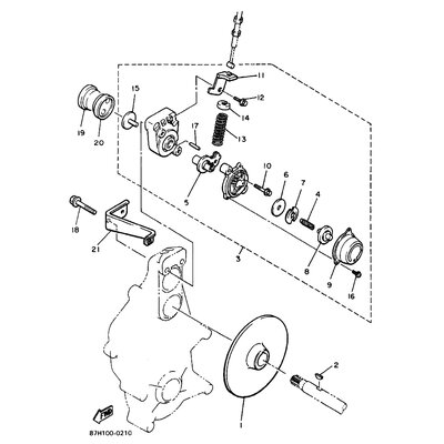 BREMSSATTELGEHAUSE KOMPL. 1