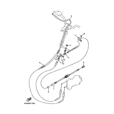 STEERING CABLE ASSY