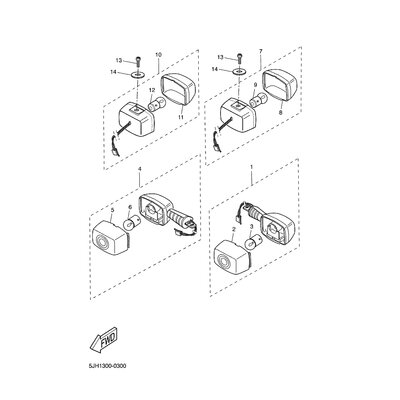 VORDERER BLINKER KOMPL. 1