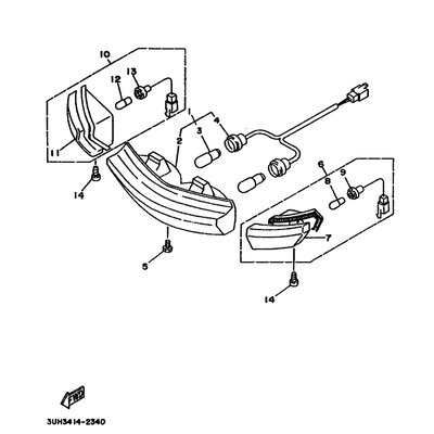 LENS, SIDE MARKER