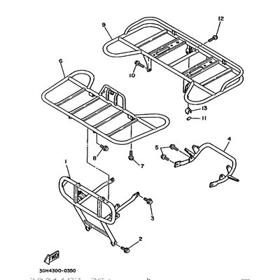 BAR, CARRY REAR