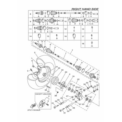 SHAFT, REAR DRIVE