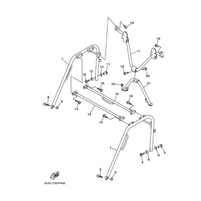 ROOF SUPPORT ASSY 1