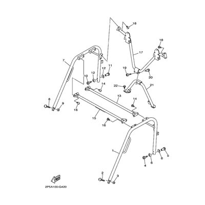 MEMBER, ROOF FRAME