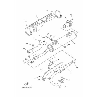 Yamaha Teil 9581P0600800