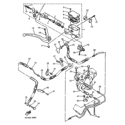 HALTER, BREMSSCHLAUCH