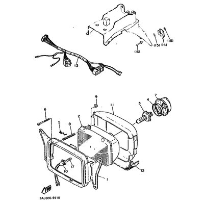 RINGKRANZ, SCHEINWERFER