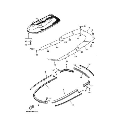 GUNWALE, SIDE