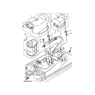 DOUBLE SEAT ASSY