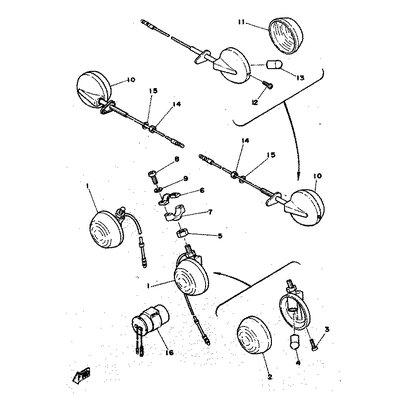 STUTZE, BLINKER 1