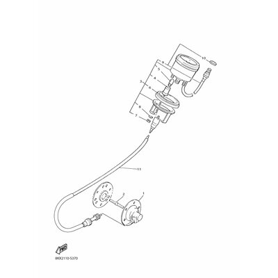 METER GEAR HOUSING