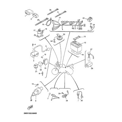 Yamaha Teil 5WXW25010000