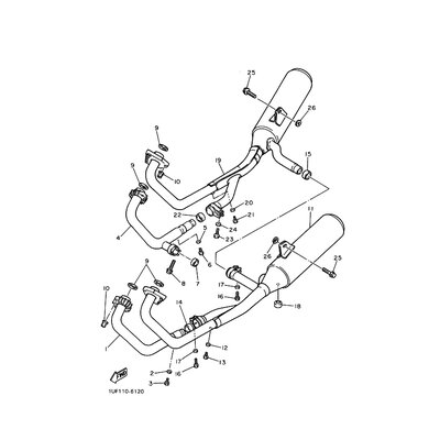 SCHALLDAMPFER KOMPL. 1