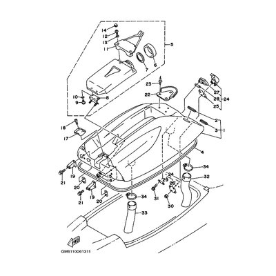 ENGINE HATCH COMP