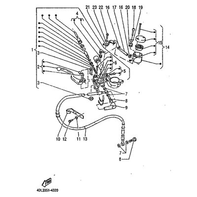 HALTER, BREMSSCHLAUCH 2