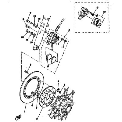 BREMSSATTEL-DICHTUNGSSATZ