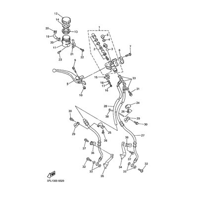 HALTER, BREMSSCHLAUCH