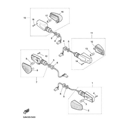 VORDERER BLINKER KOMPL. 2